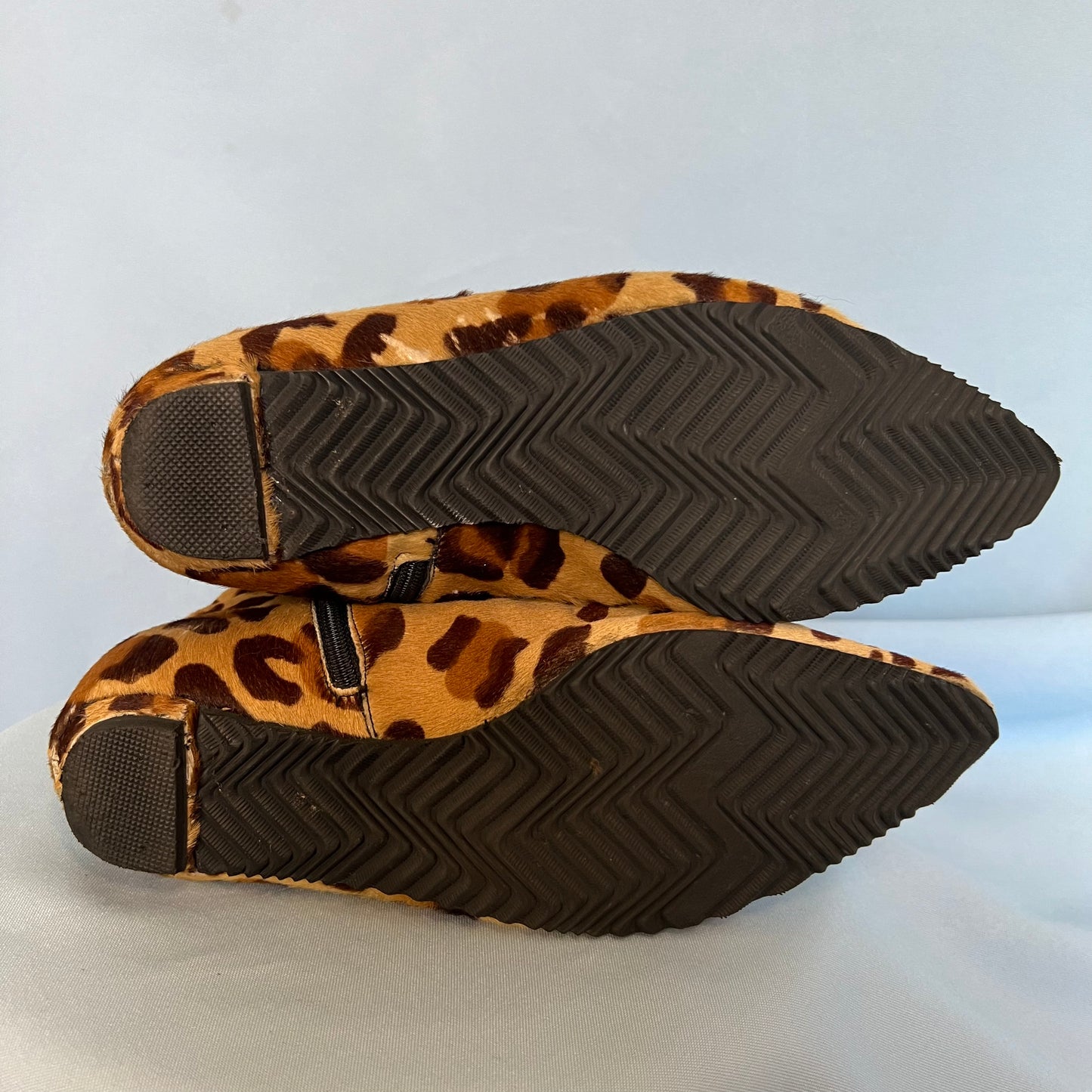 Prada Leopard Print Ponyhair Boots