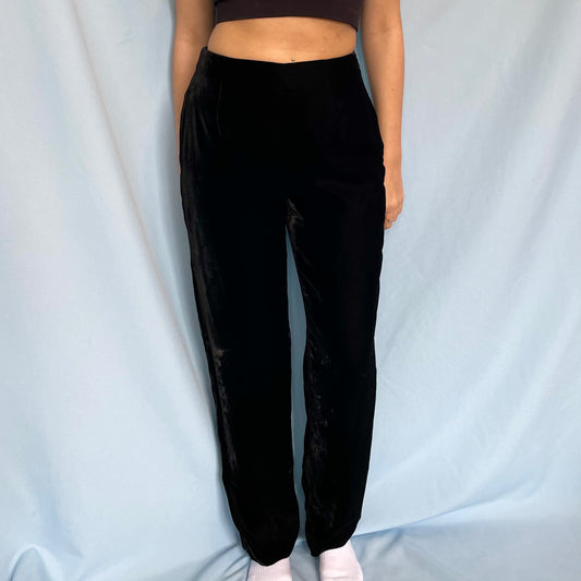 Gucci Fall 1995 Runway Black Velvet Pants