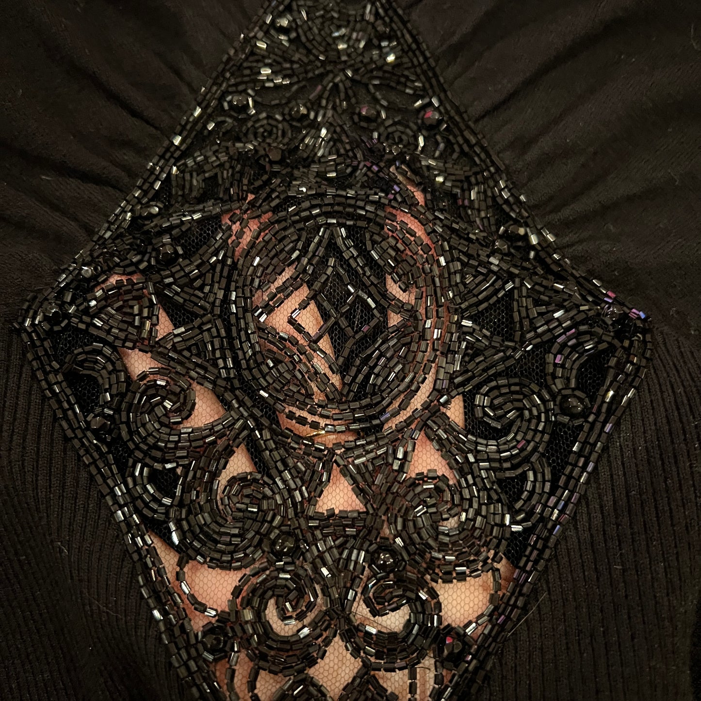 Valentino Embellished Cut Out Knitted Sweater Top
