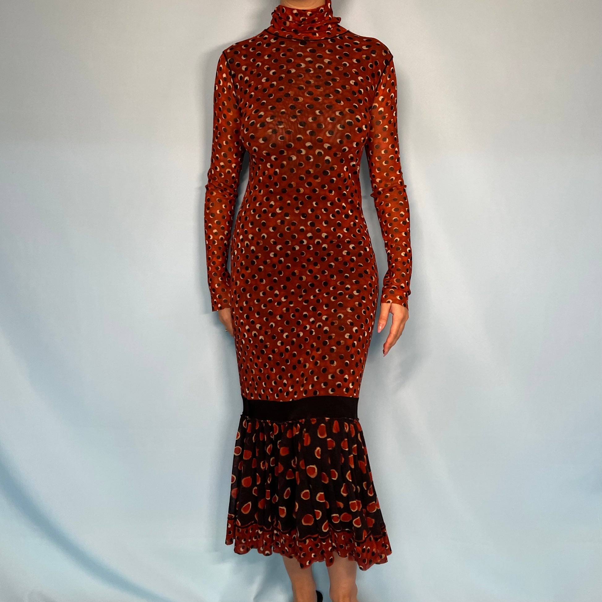 Jean paul gaultier red 2025 dress