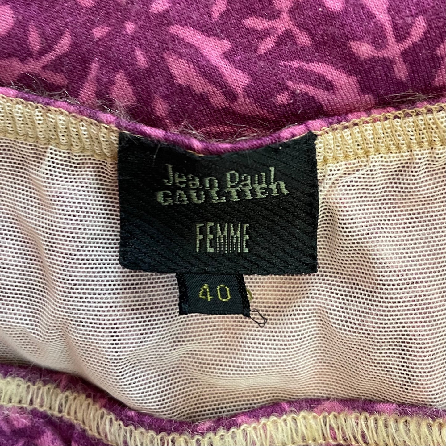 Jean Paul Gaultier Patterned Maxi Skirt
