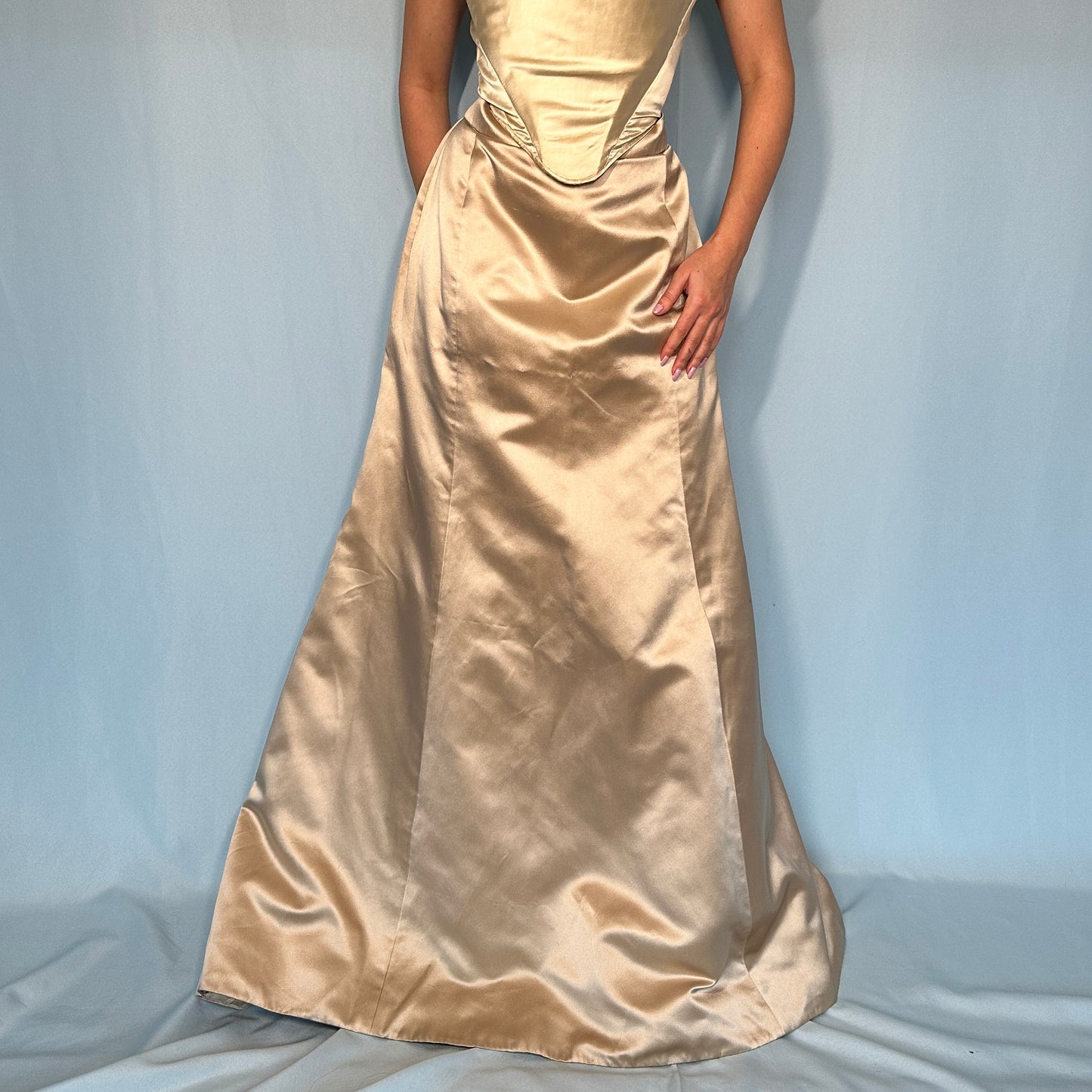 Vivienne Westwood Fall 1999 Bridal Silk Satin Skirt
