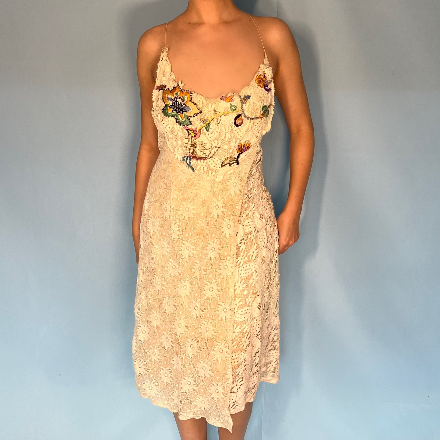 Christian Lacroix Lace Embroidered Dress